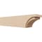 Ekena Millwork 6in. W x 6in. H x 28in. L Rivera Woodgrain TimberThane Rafter Tail, Primed Tan RFTUR06X06X28RIVRCPR - alternate 1